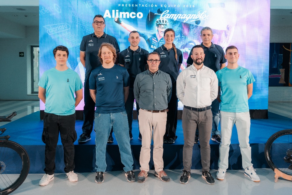 Staff del Equipo ciclista júnior Alimco-Campagnolo 2026.