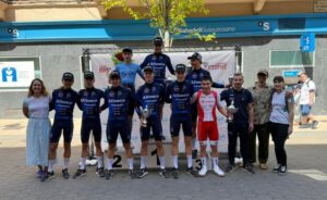 Victoria Ion Eguia Alimco-Campagnolo en el rofeo Clínica Dental Ega de Estella.