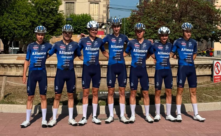 Alimco-Campagnolo en la Cursa del Llobregat, Copa de España Júnior.